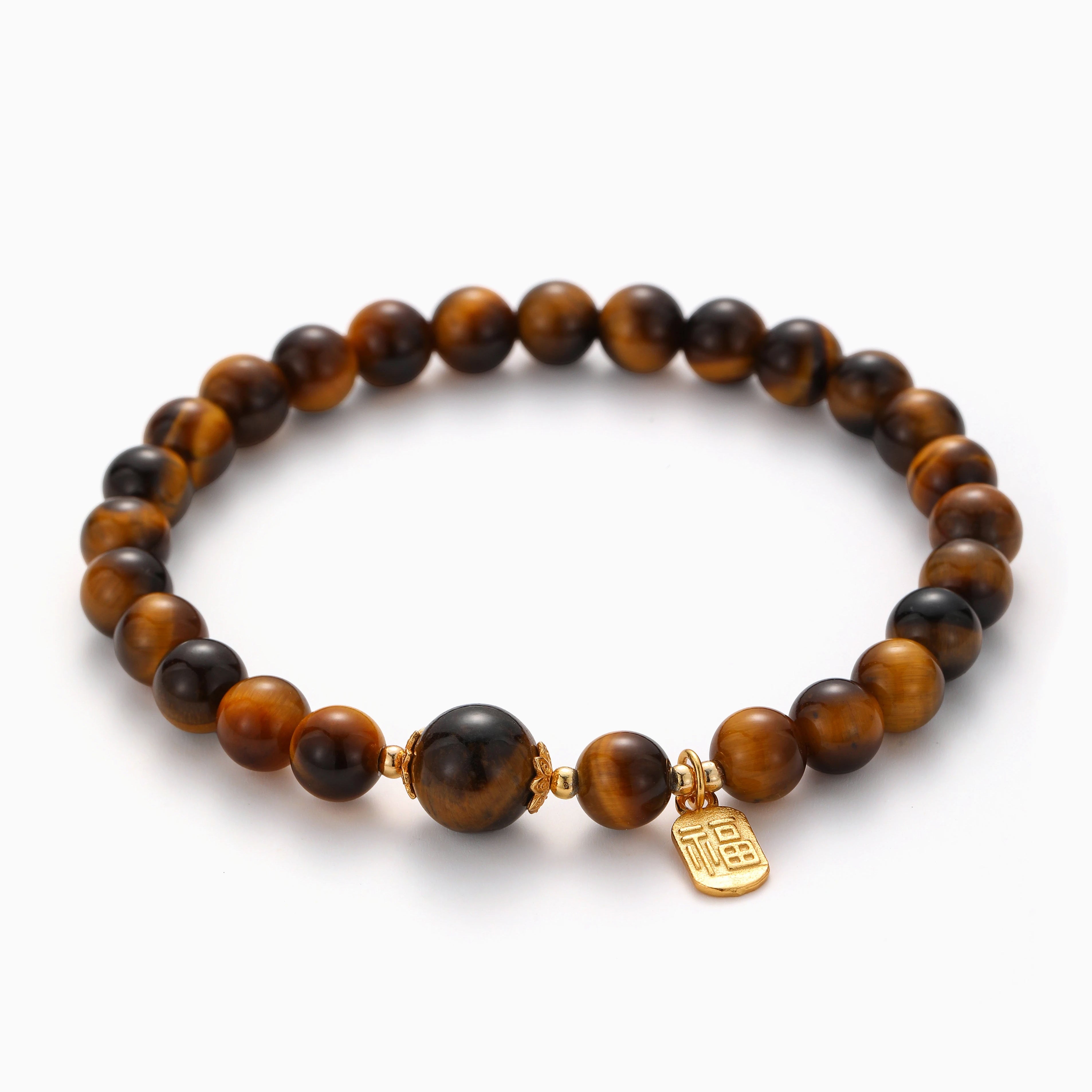 TIGER EYE FORTUNE BRACELET S925 STERLING SILVER
