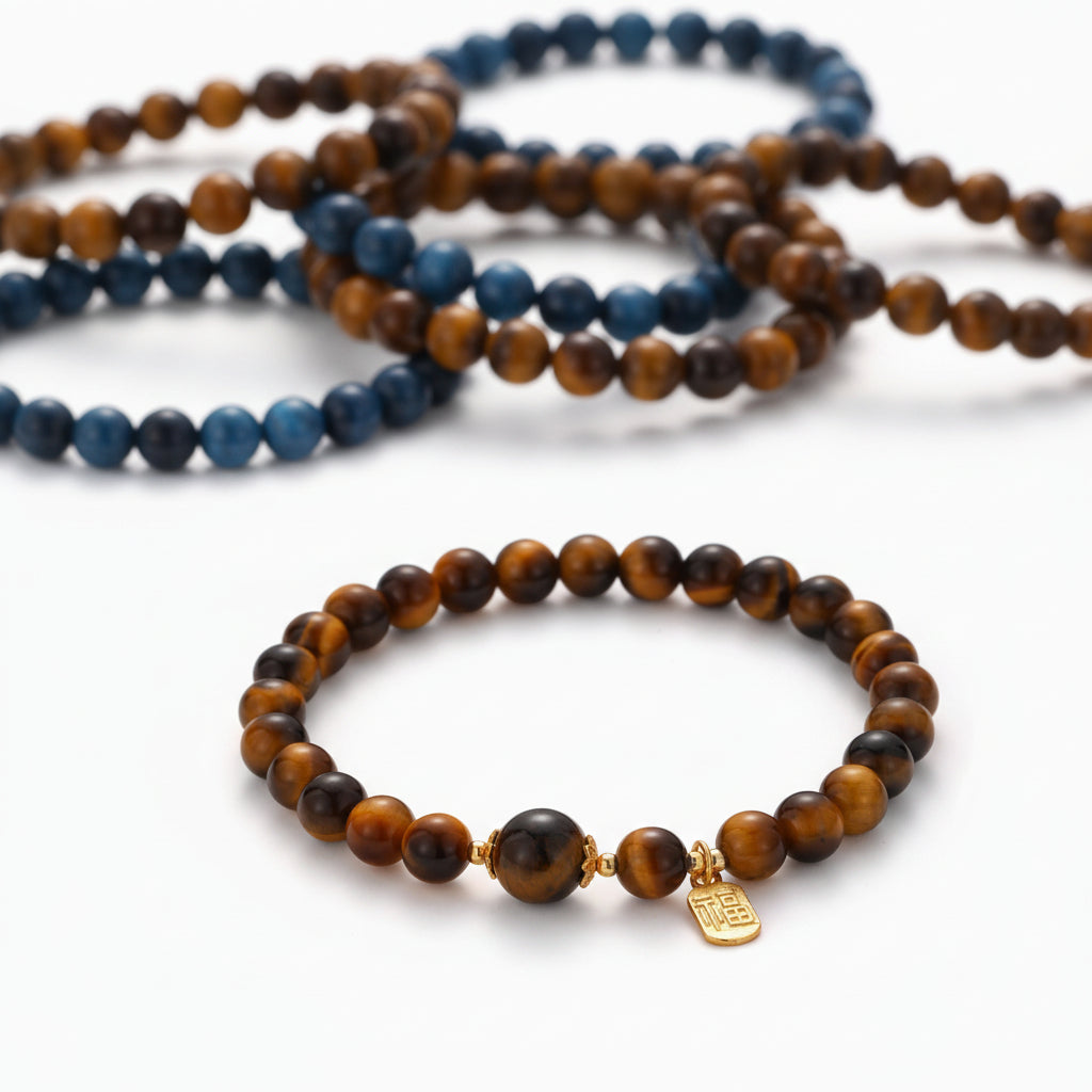 TIGER EYE FORTUNE BRACELET S925 STERLING SILVER