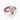 PURPLE GARNET STRETCH RING WITH STERLING SILVER TIGER CHARM