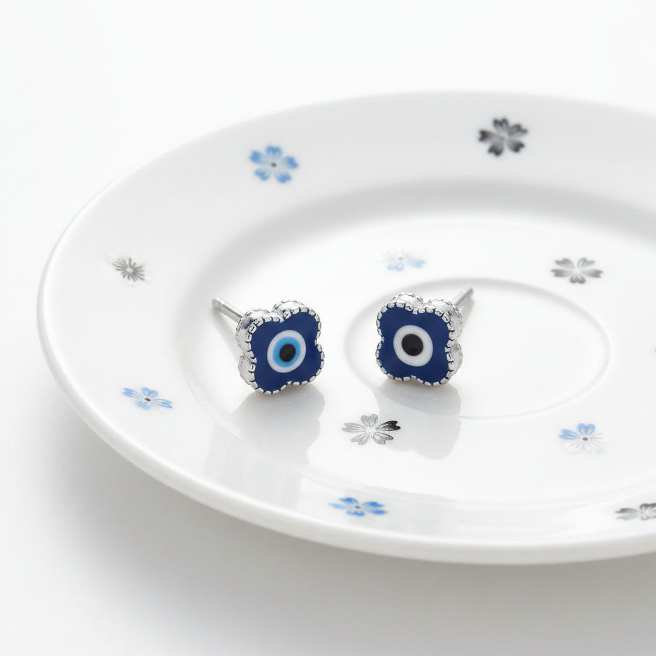 MIDNIGHT BLOOM S925 STUDS