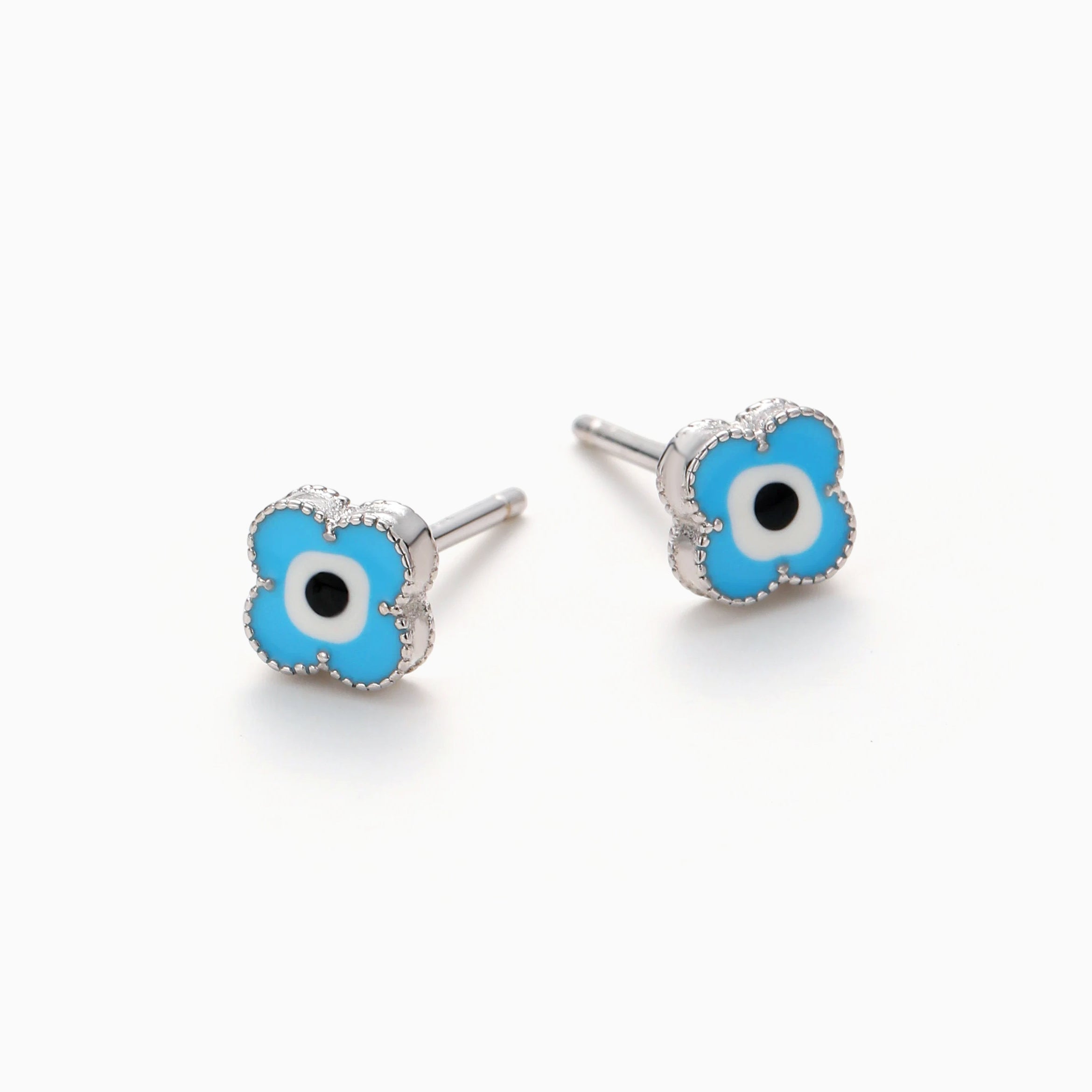 EYE IN A BLOOM S925 STUDS