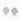 LASER CUT CLOVER SUNBURST MOISSANITE STUD EARRINGS