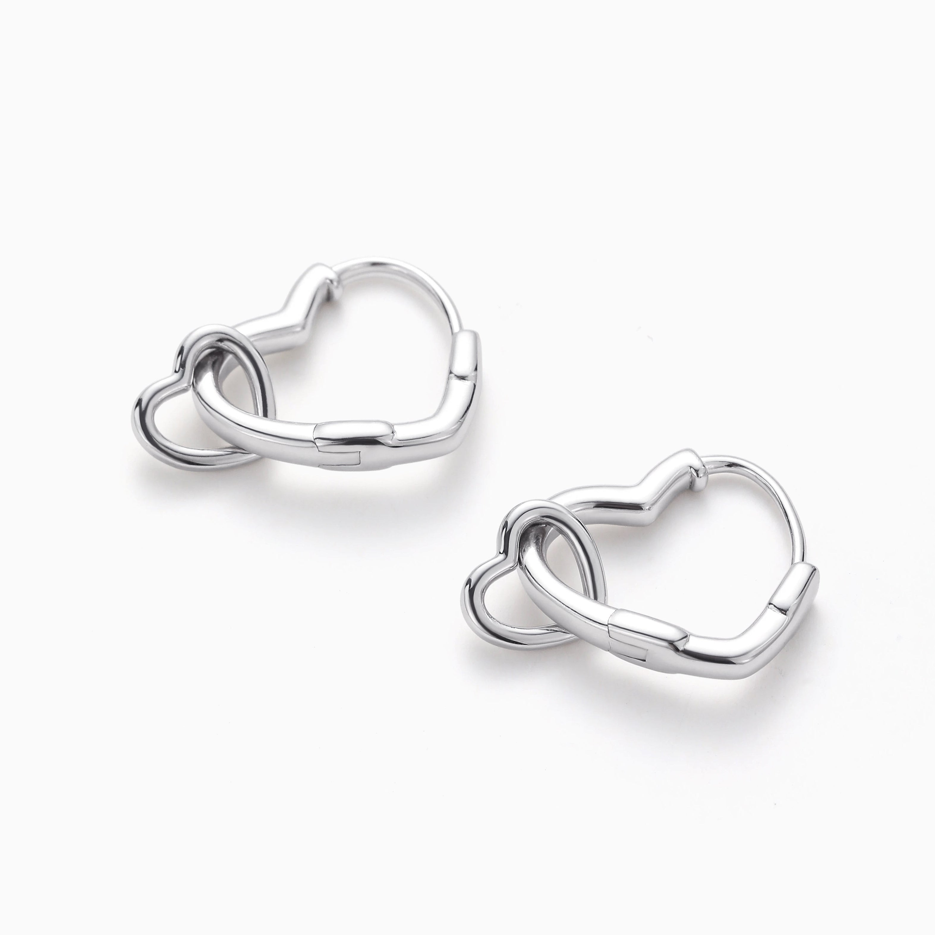 DOUBLE HEART EARRING
