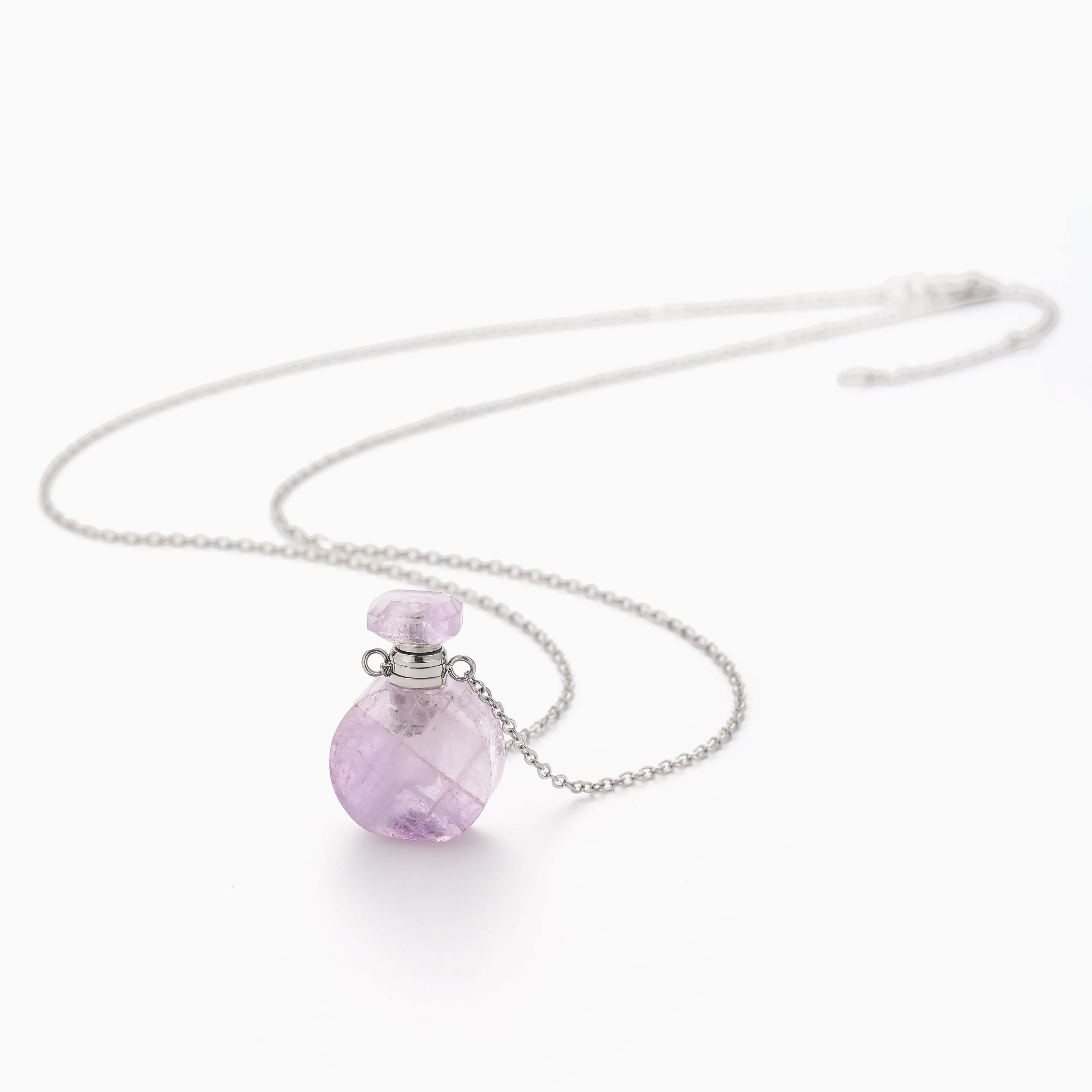 CHIC MINI PERFUME FLASK PENDANT NECKLACE