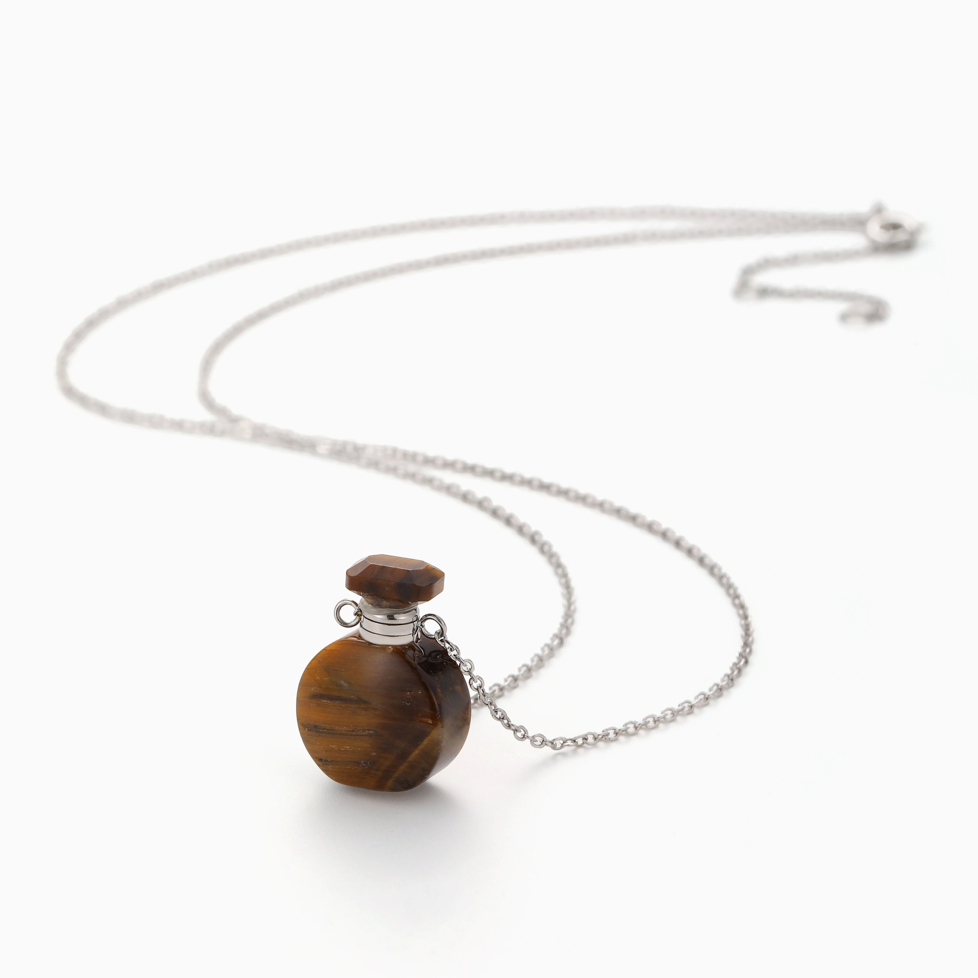 CHIC MINI PERFUME FLASK PENDANT NECKLACE