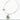 THE SYMBOL OF PROSPERITY GREEN GOURD PENDANT NECKLACE WITH CZ ACCENTS