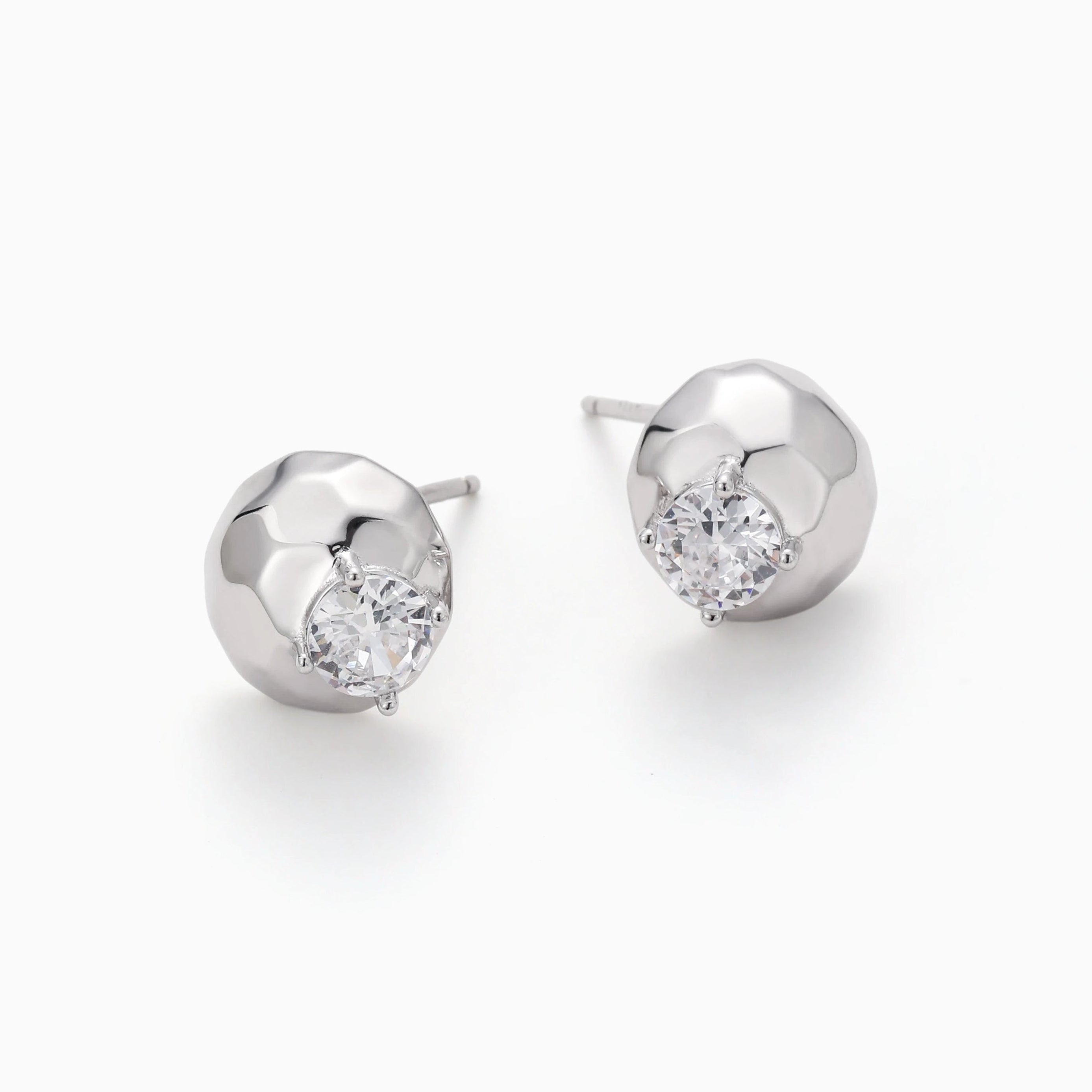 ICEFLARE DOT CRYSTAL STUD EARRINGS
