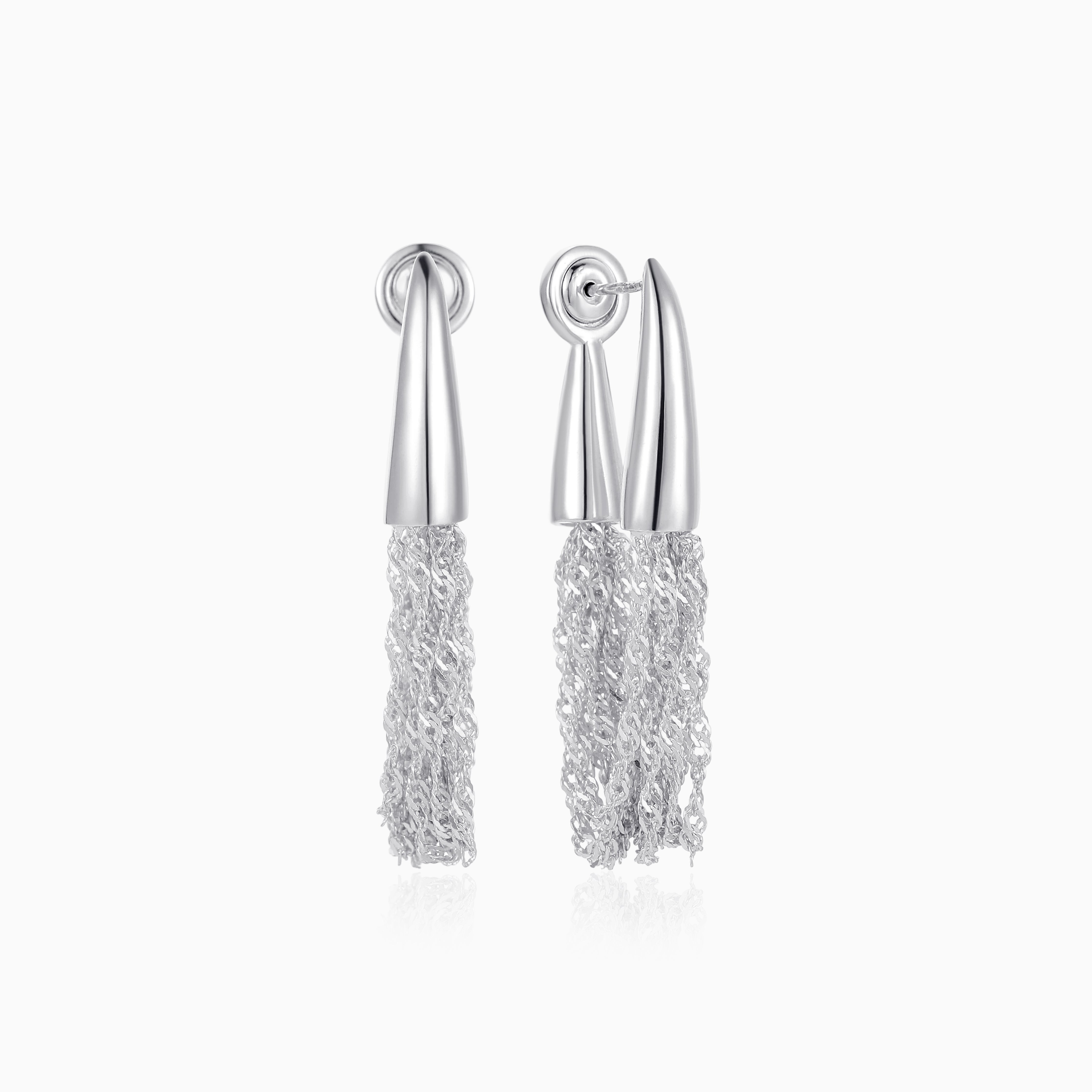 360 DEGREE FULL VOLUME TASSEL EARRINGS