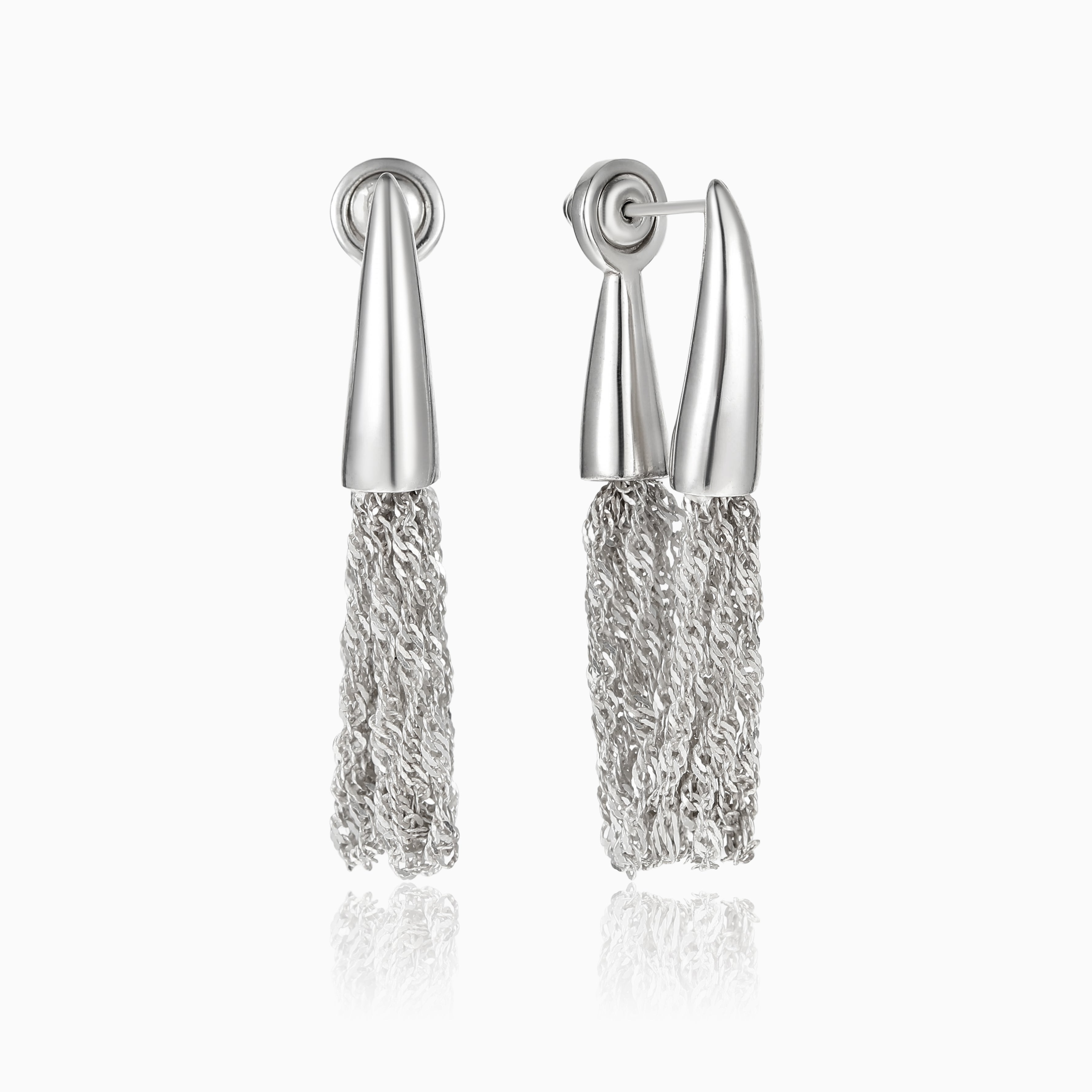 360 DEGREE FULL VOLUME TASSEL EARRINGS