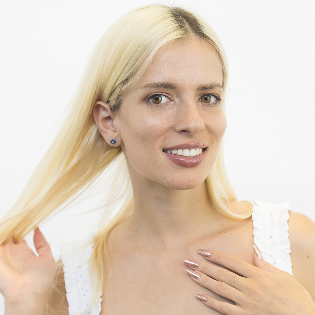 MIDNIGHT BLOOM S925 STUDS