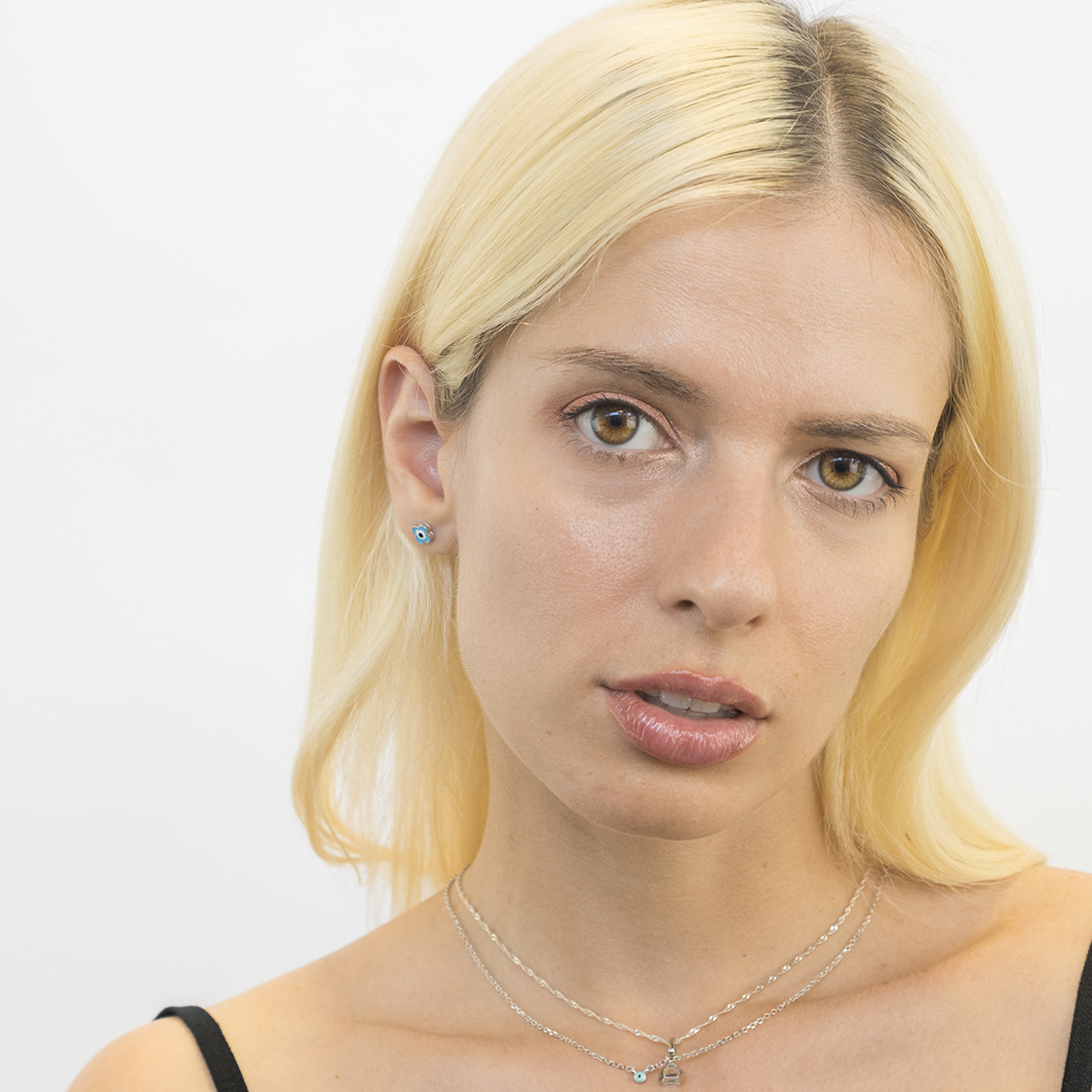 EYE IN A BLOOM S925 STUDS